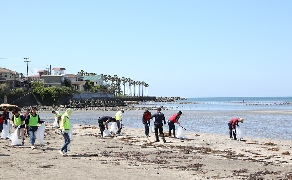 Beach clean