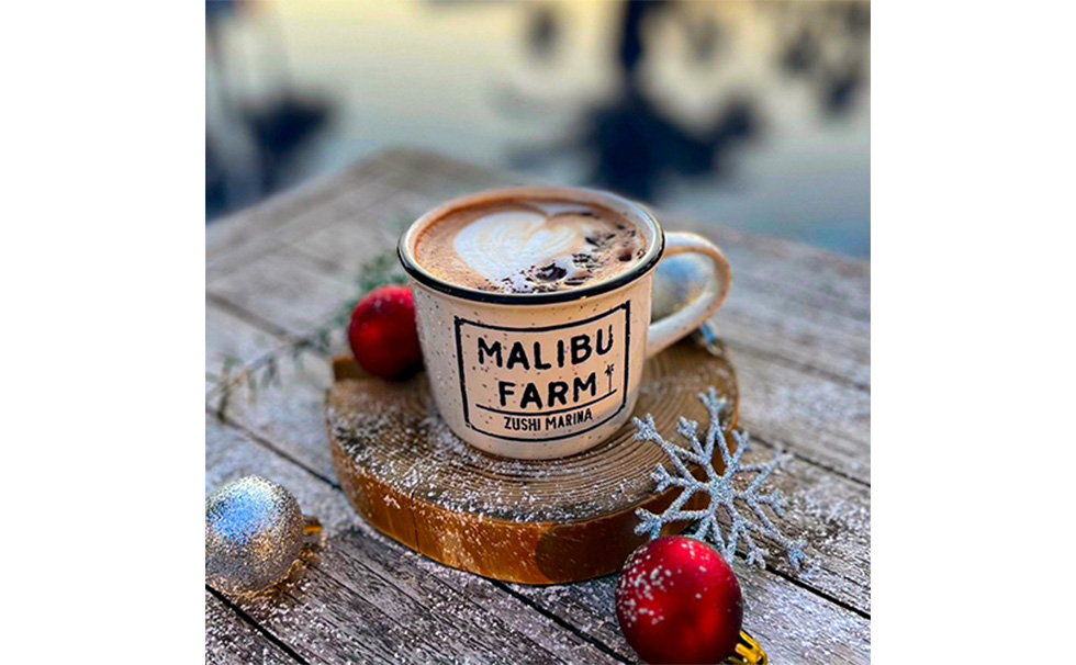Malibu Farm Christmas limited drink