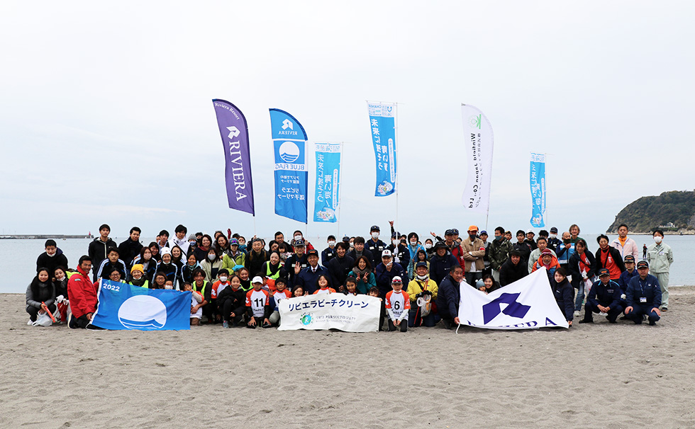 2022/11/20リビエラ湘南ビーチクリーン 逗子海岸(逗子市)