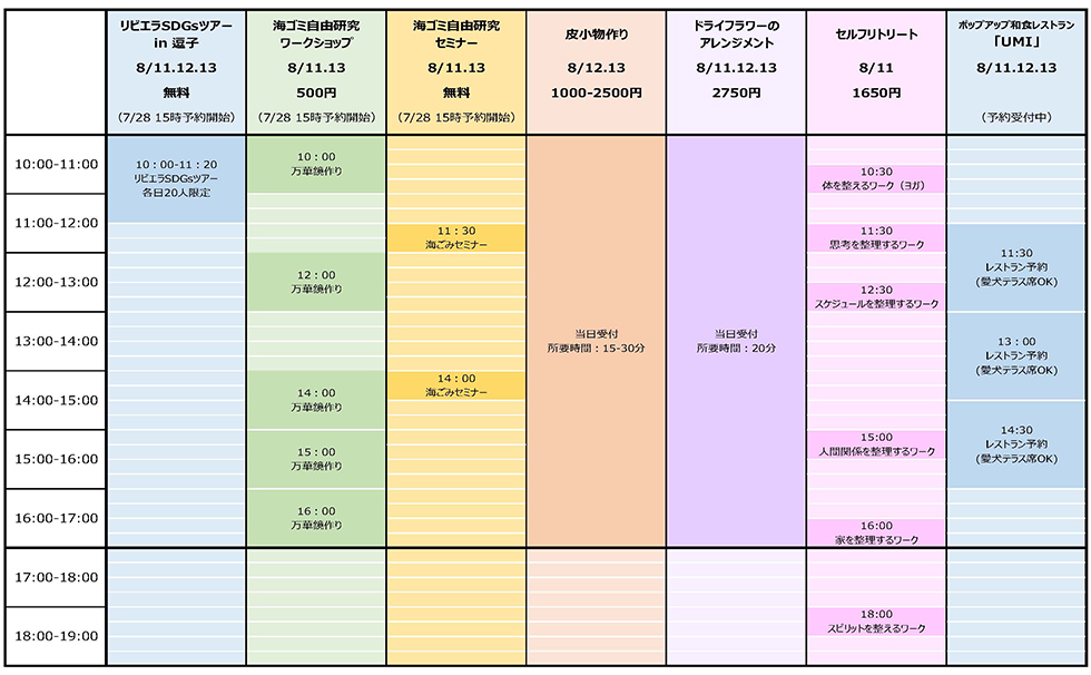 timetable