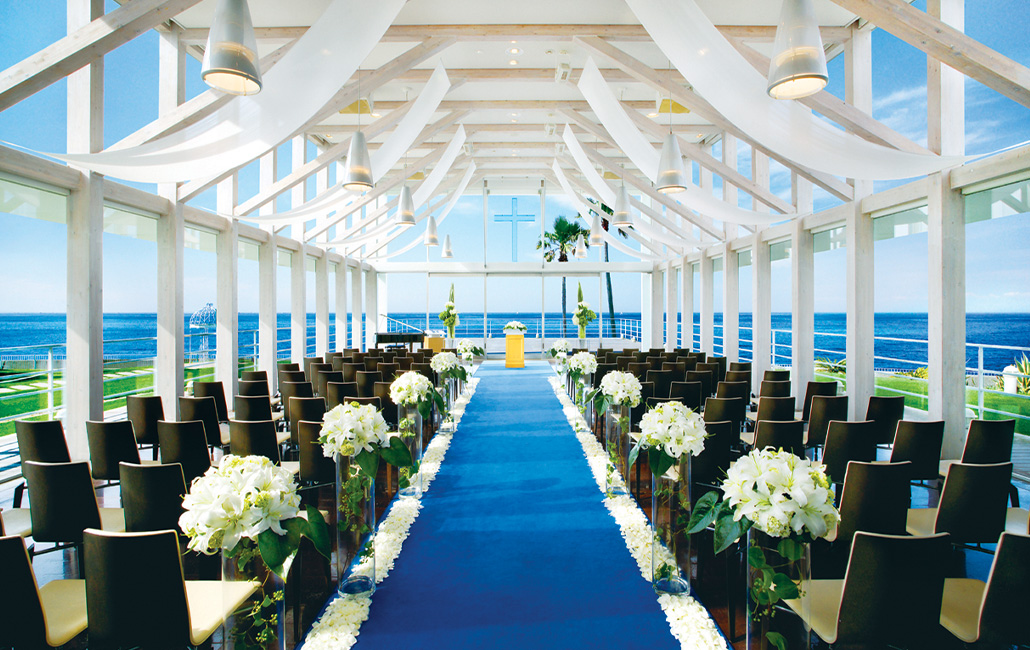 Ceremony at Seaside Chapel