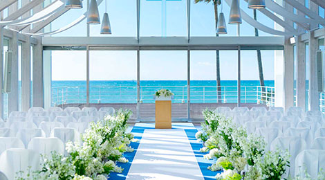 Ceremony at Seaside Chapel