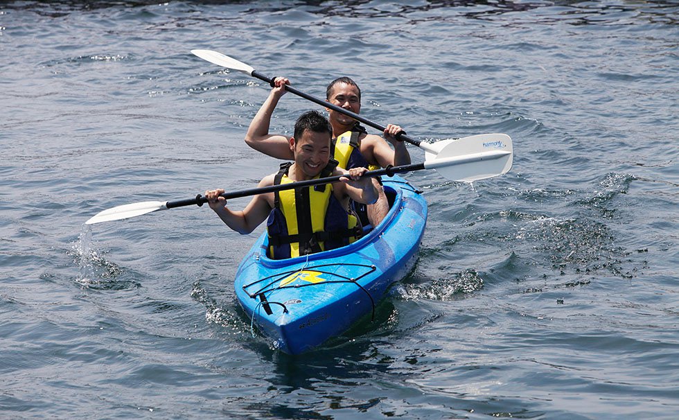 Sea kayaking