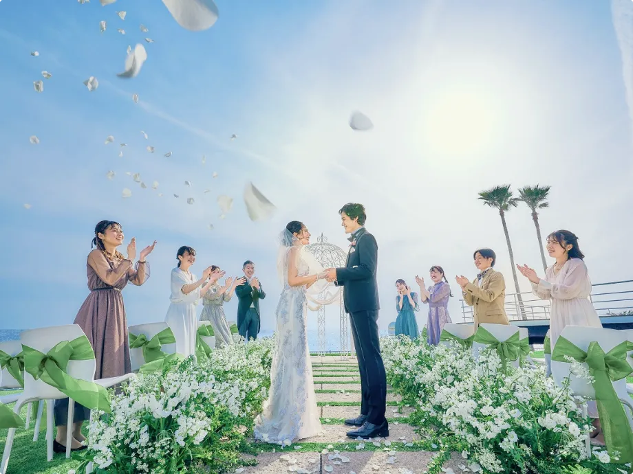画像:新郎と新婦
