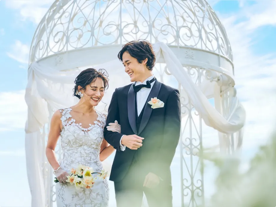 画像:新郎と新婦