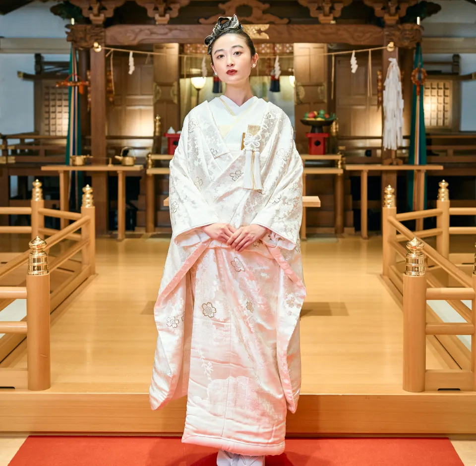 画像:着物姿の新婦