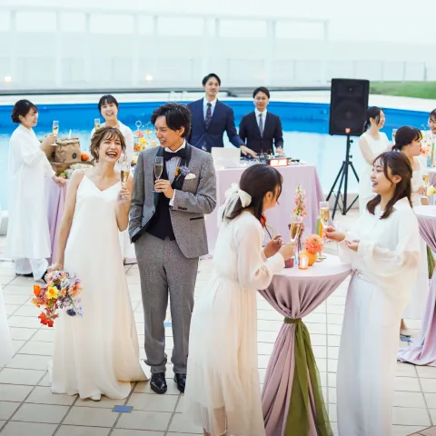 画像:パーティー会場