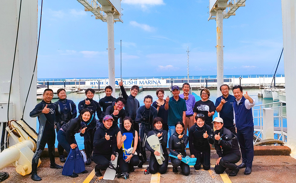 藻場再生ダイバー見学会