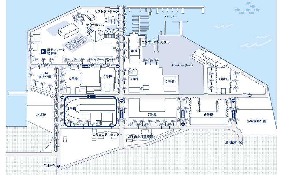 写真：購入物件　マップ　8号棟