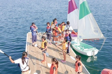 写真：海洋プログラムの様子