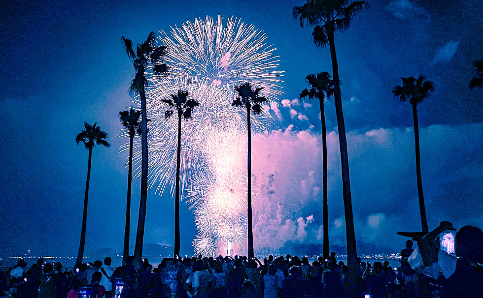 写真：花火