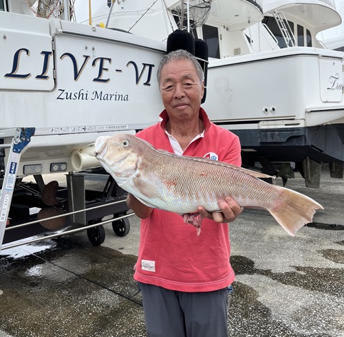 写真：釣り人と魚