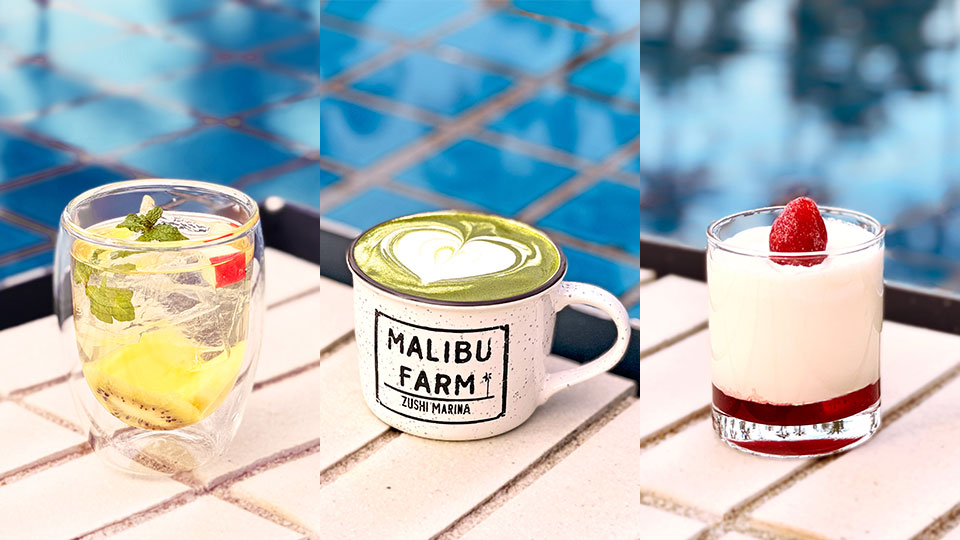 写真:マリブファーム季節限定ドリンク12月