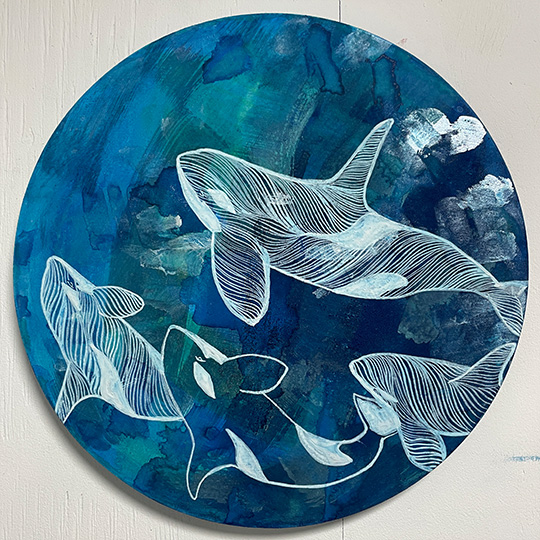 画像:繁田穂波 アート作品