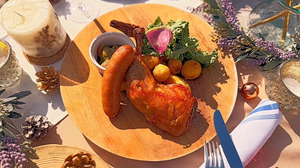 写真：マリブファーム料理