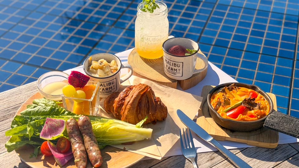 写真：マリブファーム朝食