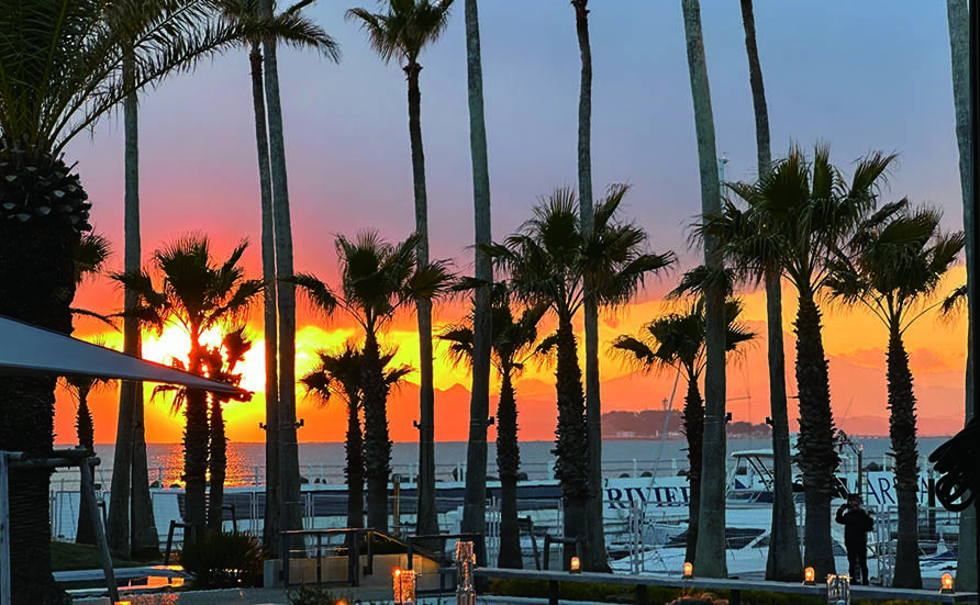 写真：マリブファームからのサンセット