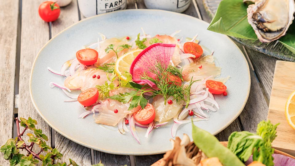 マリブファームBBQ_カルパッチョ