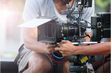 写真:撮影の様子